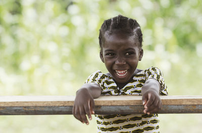 Portrait of smiling boy