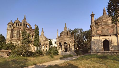 View of cathedral against clear sky