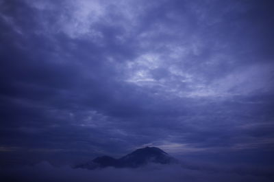 Low angle view of clouds in blue sky