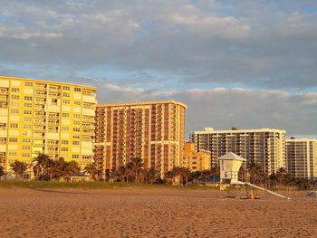 View of buildings in city