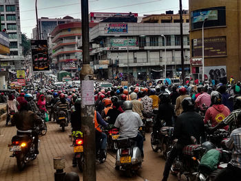 People on city street