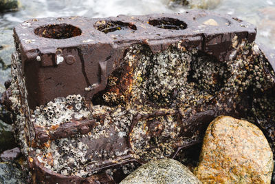 Close-up of rusty metal