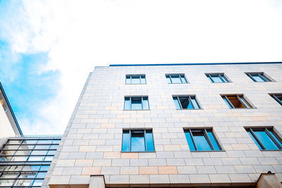 Low angle view of building against sky