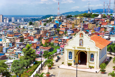 Idyllic old town in ecuador