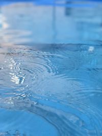 Full frame shot of water in swimming pool