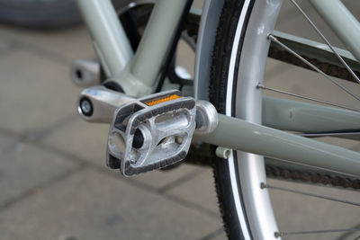 Close-up of bicycle