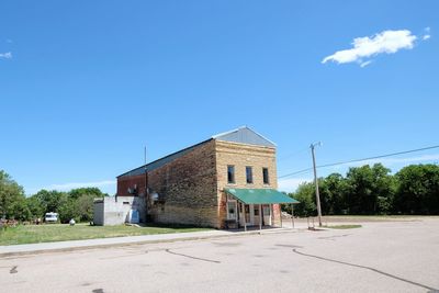 Built structure against blue sky