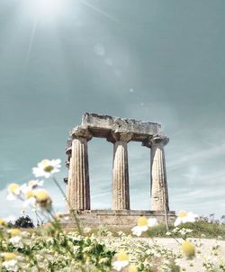 Old ruin of building