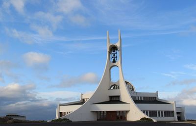 Low angle view of building against sky