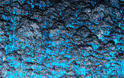 Full frame shot of blue abstract pattern