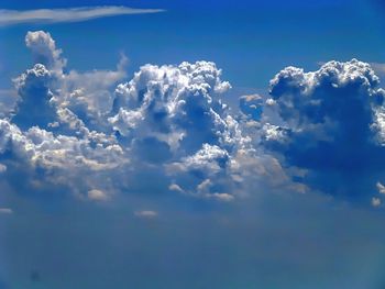 Low angle view of cloudy sky