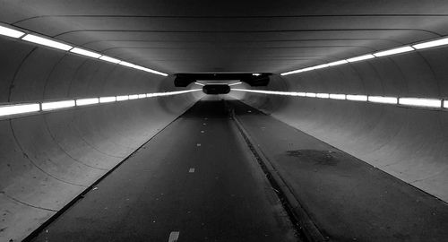 Interiors of empty tunnel