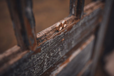 Close-up of rusty metal