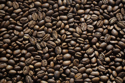 Full frame shot of coffee beans