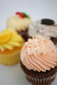 Close-up of cupcakes