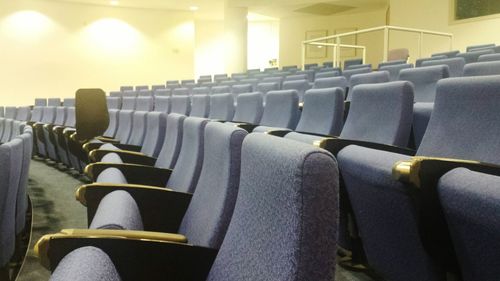 Chairs in row