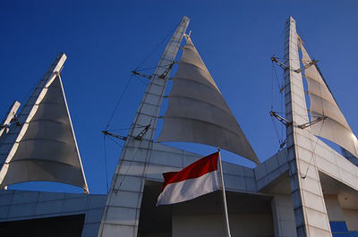 Low angle view of modern building