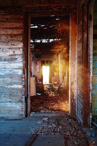 Interior of old building