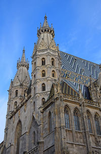 Low angle view of st stephens cathedral against sky