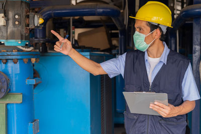 Man working in factory