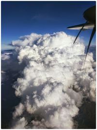 Low angle view of cloudy sky