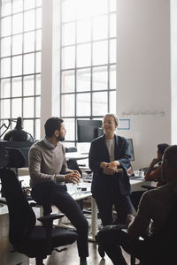 Group of people sitting in office