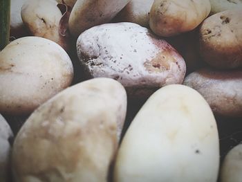 Full frame shot of eggs