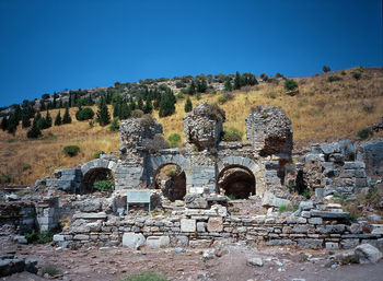 Old ruins against clear sky