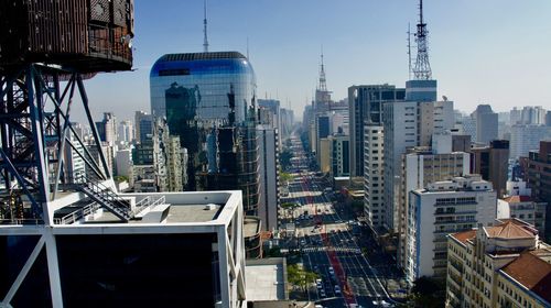 Modern buildings in city