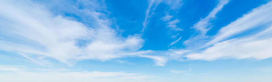 Low angle view of clouds in sky