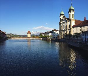 View of church at waterfront