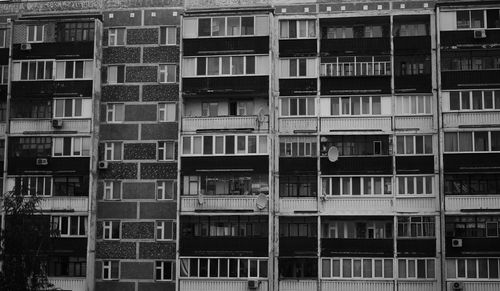 Full frame shot of residential building