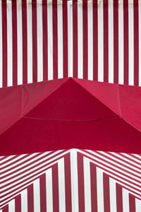 Full frame shot of red wall