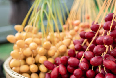 Close-up of vegetables for sale at market stall