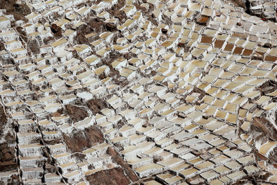 Aerial view of construction site