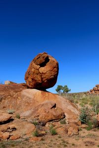 Rock formations in a desert