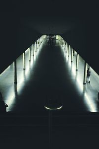 View of illuminated bridge