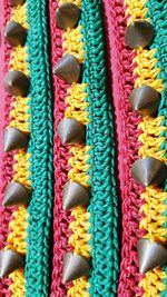 Full frame shot of multi colored pencils