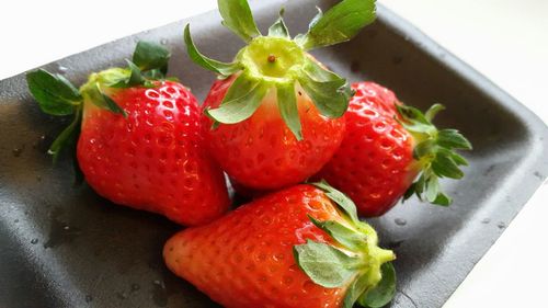 Close-up of strawberries