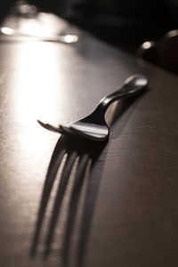 Close-up of table