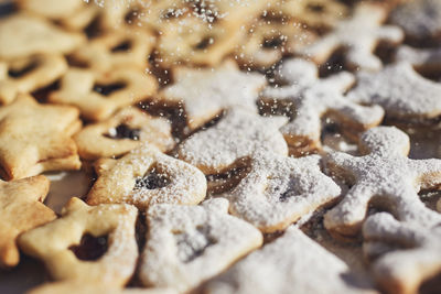 Full frame shot of cookies