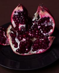 High angle view of ice cream in plate