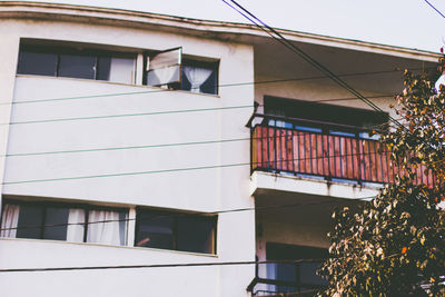 Low angle view of building against sky