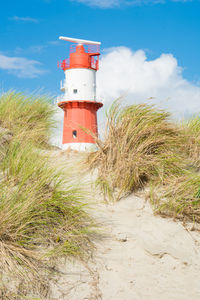 Lighthouse against sky