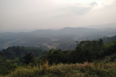 Scenic view of landscape against sky