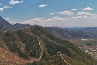 Scenic view of landscape against sky