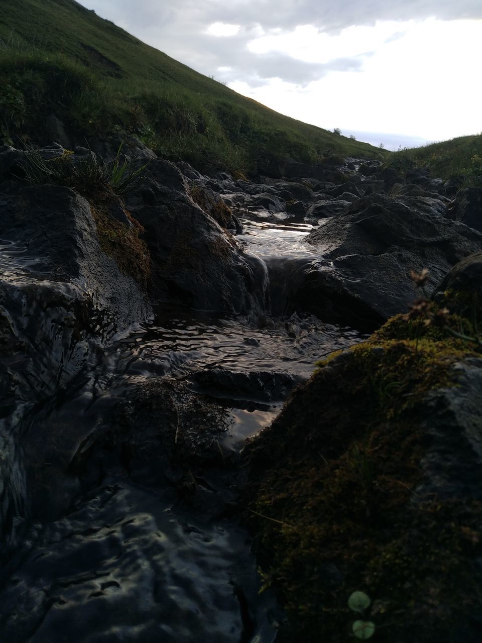 RIVER FLOWING THROUGH ROCKS