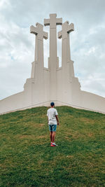 The hill of three crosses, vilnius, lithuania 