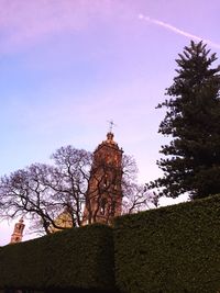 Low angle view of church against sky