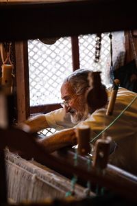 Man working on floor